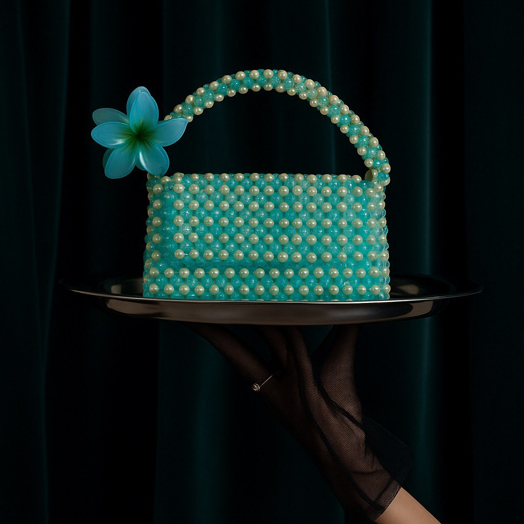 Ocean Mist Pearl Bag