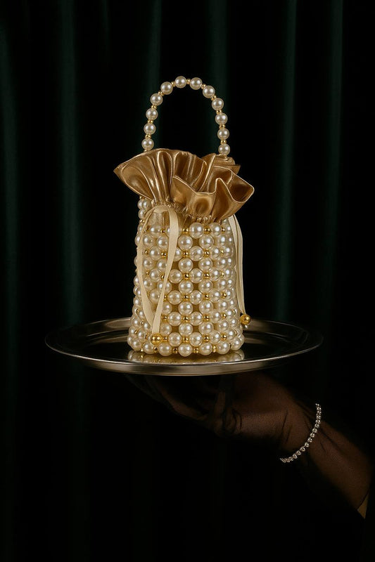 White Potli Bag